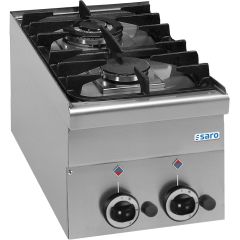 Gasfornuis Gas Kookplaat, 2 Branders, 600 Line Tafelmodel G2S6 Saro 504-1015