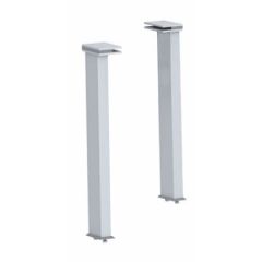 Gekoeld Buffet 2 Staanders t.b.v. Gebogen Glas - 6,8x8,5x48,3 cm Combisteel 7495.0495