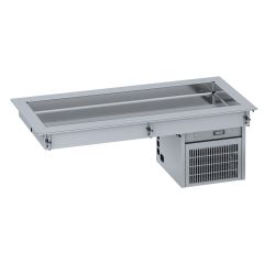 Gekoeld Buffet Drop-In Gekoelde Bak 2/1 - 80mm 79x72x52,1 cm Combisteel 7495.0030