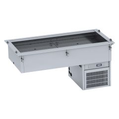 Gekoeld Buffet Drop-In Gekoelde Bak Geventileerd 2/1 - 79x72x67,7 cm Combisteel 7495.0070