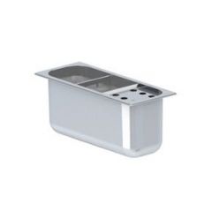 Gekoeld Buffet Drop-In Ijslepel Spoelbak - 11x27x14,5 cm Combisteel 7495.0115