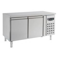 Gekoelde werkbank Bakkerskoelwerkbank 2 Deurs - 151x80x86 cm Standard Line Combisteel 7450.1215