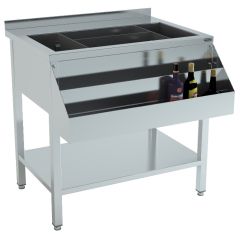 Gekoelde werkbank Cocktail Bar Station - 90x74x90 cm Combisteel 7084.0005