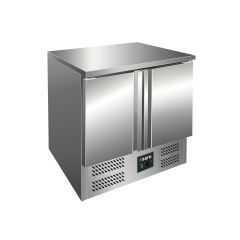 Gekoelde Werkbank Koeltafel, 2 Deuren, Model Vivia S 901 S/S Top Pro Saro 323-1406