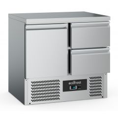 Gekoelde werkbank Koelwerkbank 1 Deur/2 Laden - 90x70x87,6 cm Combisteel 7950.5070