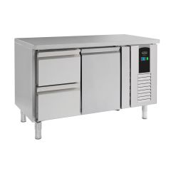 Gekoelde werkbank Koelwerkbank 1Drs 2 Laden Energy Line - 136x70x86 cm Combisteel 7450.5015