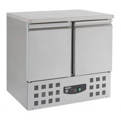 Gekoelde werkbank Koelwerkbank 2 Deuren - 90x70x87,5 cm Compact Line Combisteel 7950.0106