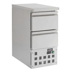 Gekoelde werkbank Koelwerkbank 2 Laden - 43,5x70x87 cm Compact Line Combisteel 7450.0735