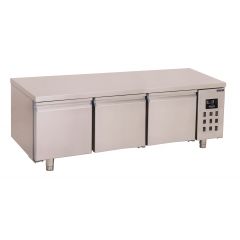 Gekoelde werkbank Koelwerkbank 3 Deuren - 160x70x60 cm Pro Line Combisteel 7489.5080