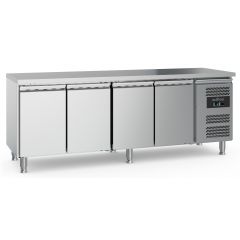 Gekoelde werkbank Koelwerkbank 4 Deuren - 223x60x85 cm Combisteel 7950.5230