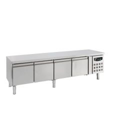 Gekoelde werkbank Koelwerkbank 4 Deuren - 223x70x65 cm Standard Line Combisteel 7450.0765