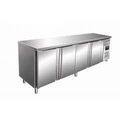 Gekoelde Werkbank Koelwerkbank, 4 Deuren, Snack 4100 Tn Saro 323-1810