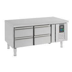 Gekoelde werkbank Koelwerkbank 4 Laden - 120x70x65 cm Combisteel 7950.0445
