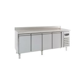 Gekoelde werkbank Koelwerkbank Rand 4 Deuren - 223x70x85 cm Standard Line Combisteel 7450.0784