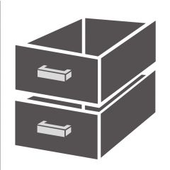 Gekoelde werkbank Ladenblok 2 Laden - Standard Line Combisteel 7451.0195