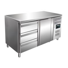Gekoelde Werkbank Met 1 Deur En 1X Set Van 3 Lades, Model Kylja 2130 Tn Saro 323-10702