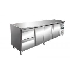Gekoelde Werkbank Met 3 Deuren En 1X Set Van 2 Lades, Model Kylja 4110 Tn Saro 323-10721