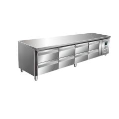 Gekoelde Werkbank Onderbouw Koelwerkbank, 4X2 Laden Model Ugn 4180 Tn Saro 323-3127