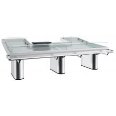 Gekoelde werkbank Vis Toonbank - 305x176x108,8 cm Combisteel 7178.0915
