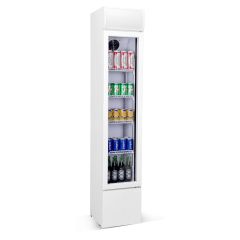 Glasdeur Koelkast Smal - 36x42,2x188 cm Combisteel 7455.1385