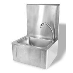 Handenwasbak / Handendroger Met Kniebediening - 40x33x57 cm Combisteel 7531.0005
