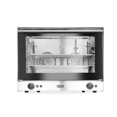 Heteluchtoven met vochtinjectie H100S RVS/Glas Hendi HEN 229873