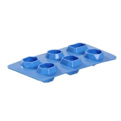 IJsblokjesvorm edelstenen (2 stuks) Siliconen BarUp HEN 679012