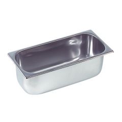 IJsmachine Ijs Uitschepbak RVS 5Ltr - 16,5x36x12 cm Combisteel 7476.0225