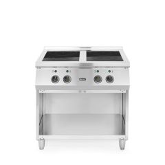 Inductiefornuis met 4 kookplaten RVS Hendi HEN 237687