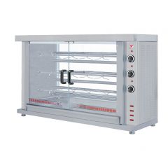Kippengrill Elektrisch 3 Spitten - 132x46x85,5 cm Combisteel 7472.0035