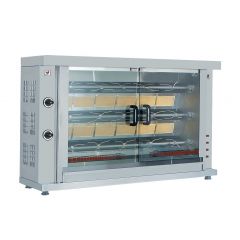 Kippengrill Gas 3 Spitten - 132x46x88 cm Combisteel 7472.0025