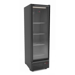 Koelkast 1 Glasdeur Zwart 550L - 63x84x214 cm Combisteel 7072.1100