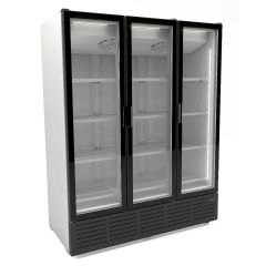 Koelkast 3 Glasdeuren - Wit 9002 - 162x74x207,7 cm Combisteel 7072.1015