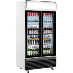 Koelkast Flessenkoeler Met Dubbele Glasdeur Model Gtk 800 Saro 437-1015