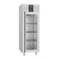Koelkast RVS Glasdeur Mono Block 700 Ltr - 70x81x205 cm - Pro Line Combisteel 7489.5020