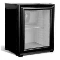 Koelkast tafelmodel Minibar 60L Glasdeur Peltier Koeling - 47,7x48x59,4 cm Combisteel 7071.0030