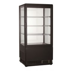Koelvitrine 68L Zwart - 42,8x38,6x88,5 cm Combisteel 7487.0170