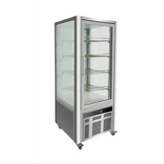 Koelvitrine Gebaksvitrine 468 L - 70,6x70,6x180 cm Combisteel 7450.0750