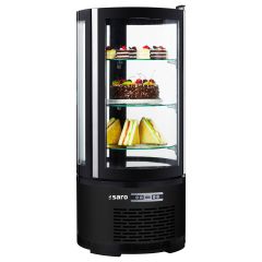 Koelvitrine Taartvitrine Zwart Model Matilde Saro 330-1126