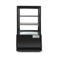 Koelvitrinekast 58L ABS/Glas/PVC/RVS zwart Arktic HEN 233627