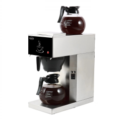 Koffiemachine Incl. 2 Glazen Koffiekannen 1.8L - 20,5x40,5x45,5 cm Combisteel 7535.0010