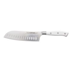 Koksmes 16 cm Santoku RVS kuiltjes Comas EMG 186015