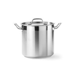Kookpan hoog - met deksel Alum./RVS Hendi HEN 832202
