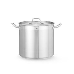 Kookpan hoog - met deksel Alum./RVS Hendi HEN 832509