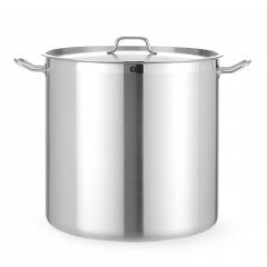 Kookpan hoog - met deksel Alum./RVS Hendi HEN 832929