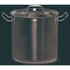 Kookpan Hoog RVS + Deksel Ø40 50L - 40x40x40 cm Combisteel 7501.0030