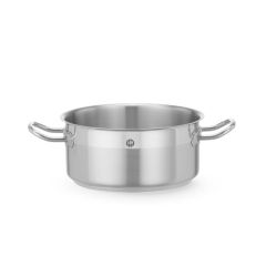 Kookpan laag - zonder deksel Alum./RVS Hendi HEN 830147
