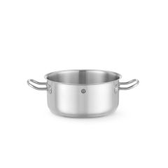 Kookpan laag - zonder deksel Alum./RVS Hendi HEN 837658
