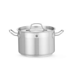 Kookpan middel - met deksel Alum./RVS Hendi HEN 831205