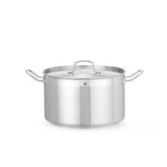 Kookpan middel - met deksel Alum./RVS Hendi HEN 831601